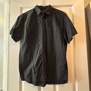 Urban Outfitters Black Casual Button Down Shirt